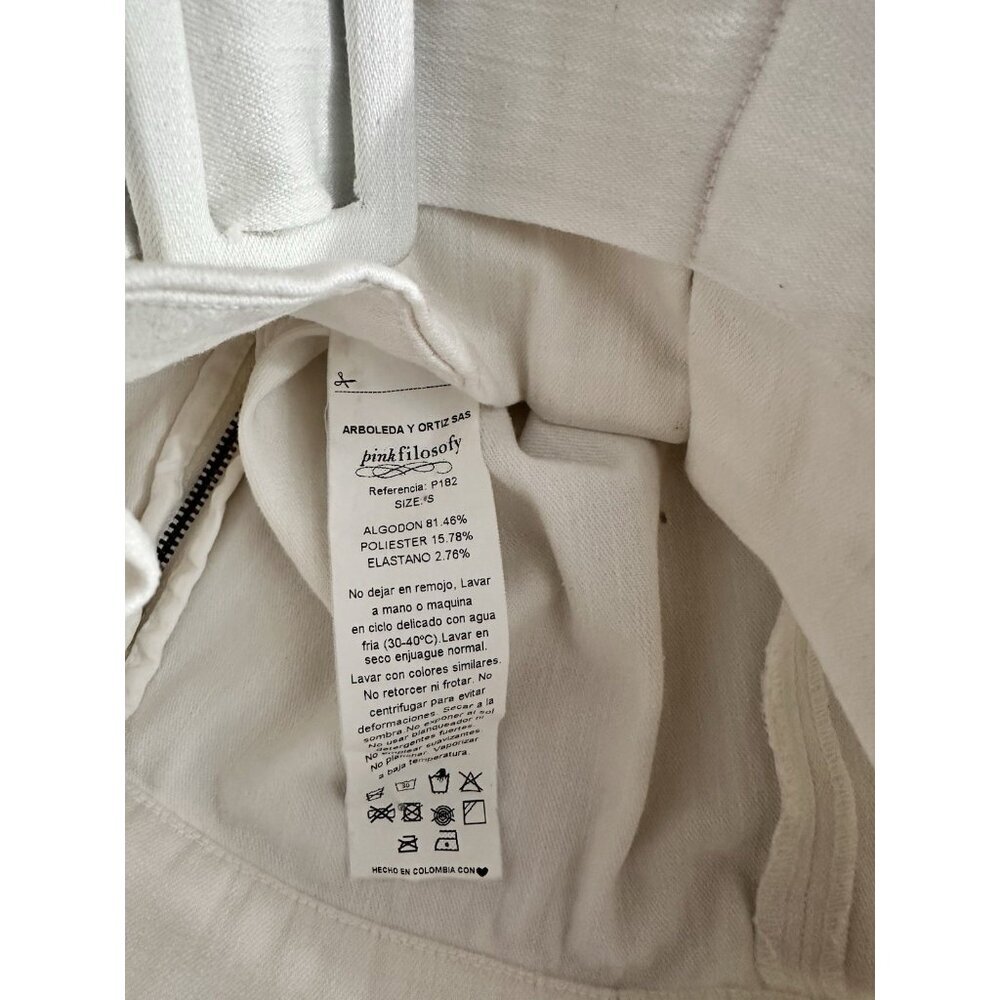Pink Filosofy Culottes Crop Pants Wide Leg High Rise - Picture 6 of 7